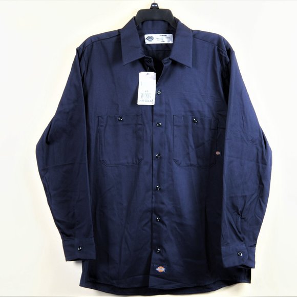 NWT Dickies LongSleeve Industrial Cotton WorkShirt - Picture 2 of 4